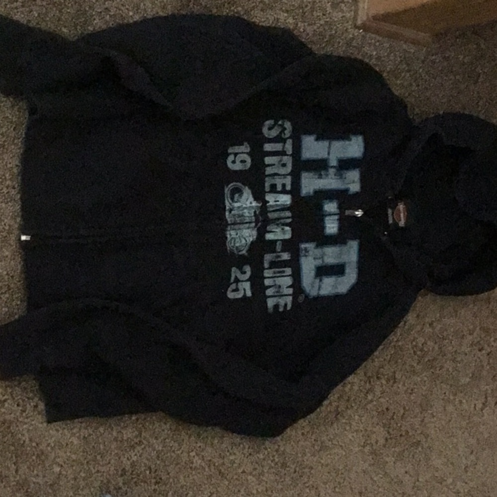 Women’s black Harley hoodie